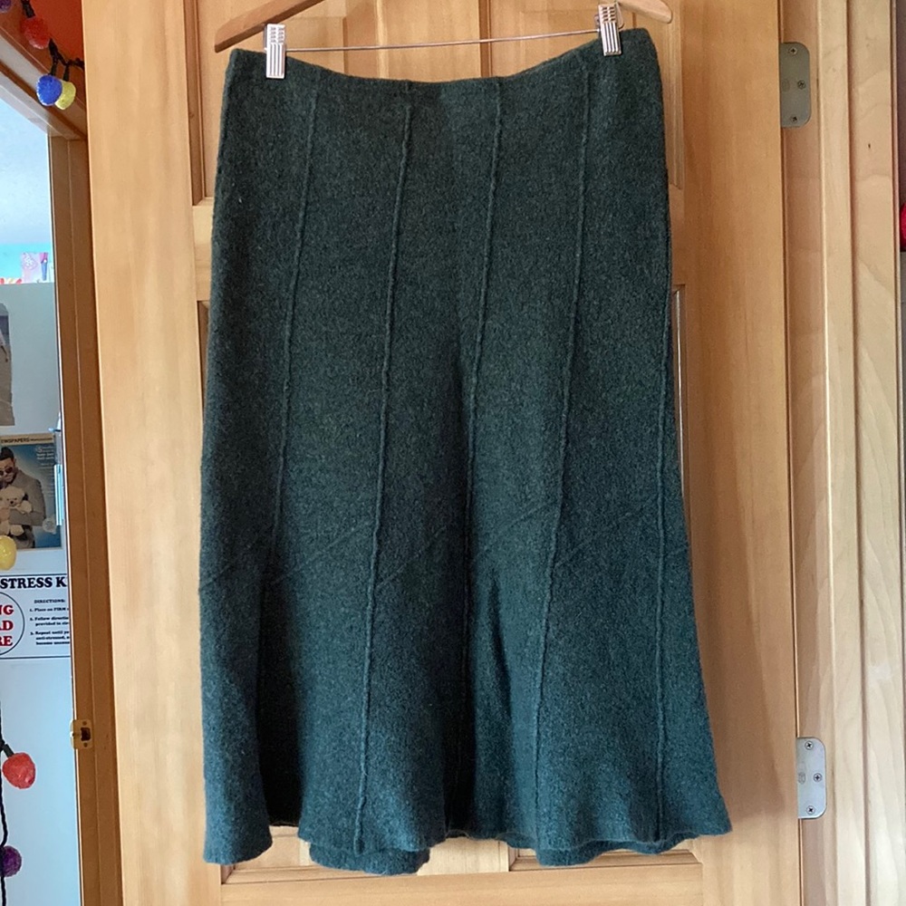 💚J. Jill Green Skirt